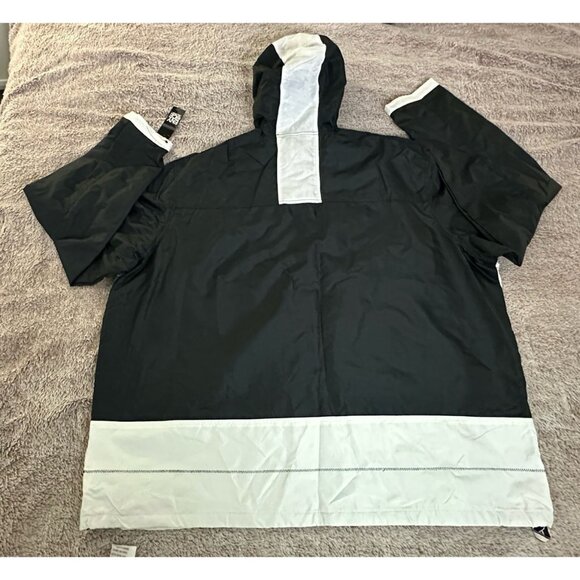 Enyce Jacket Men’s Windbreaker Y2K Zip Up White Black Skater Bridge 4X New - Picture 12 of 14